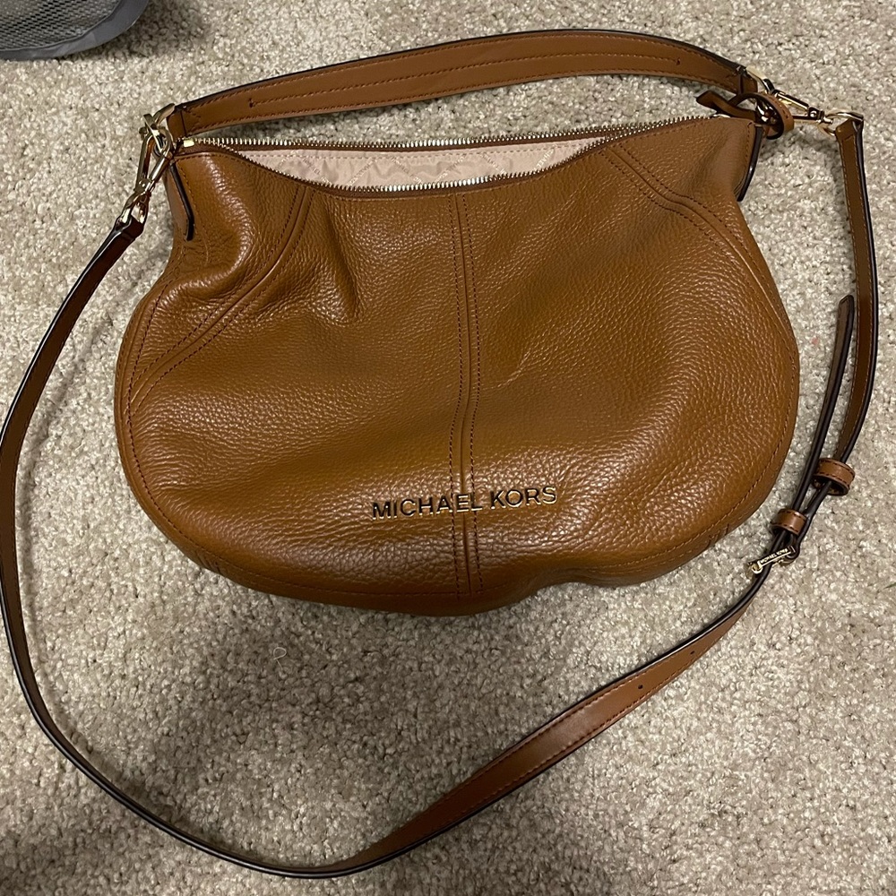 Michael Kors brown bag.
